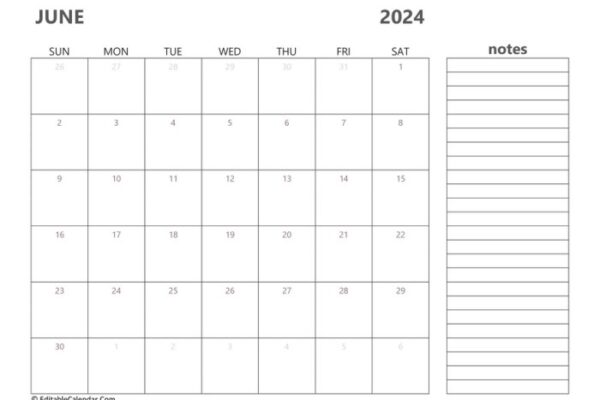 Kalender zum selber gestalten 2024