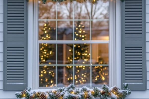 Weihnachtsfenster deko ideen