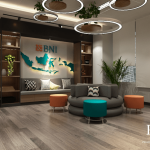 Konsep desain interior bank bni