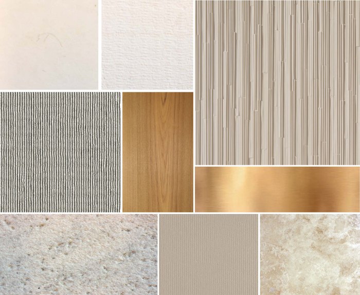 Interior boards moodboards finishes palette farbkombinationen innen materiali aspettarsi salone brass